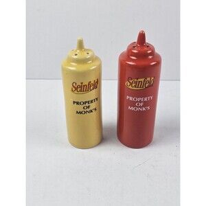 Seinfeld Salt Pepper Shaker Property Of Monks (1 Stopper Missing)